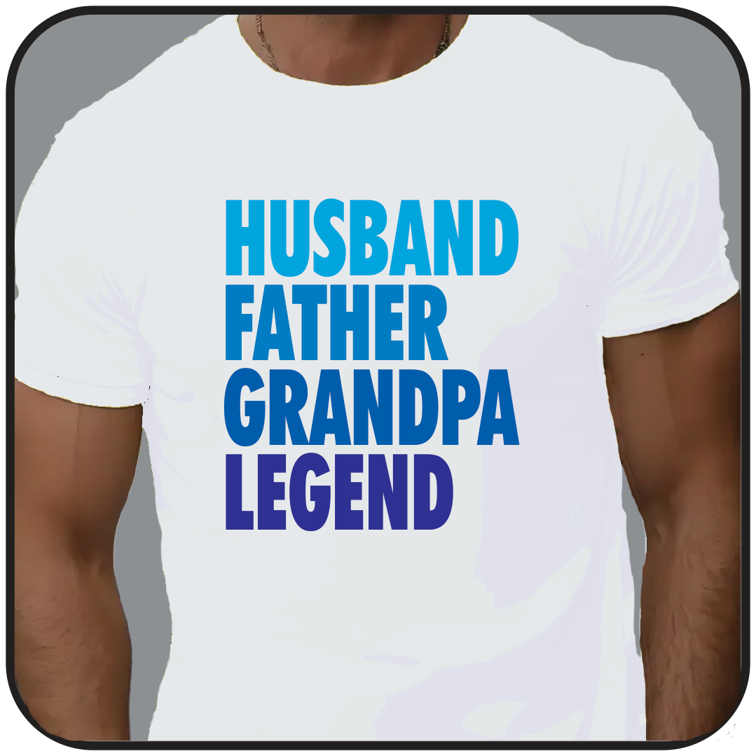 T-shirt: Husband, Father, Grandpa, Legend image 0