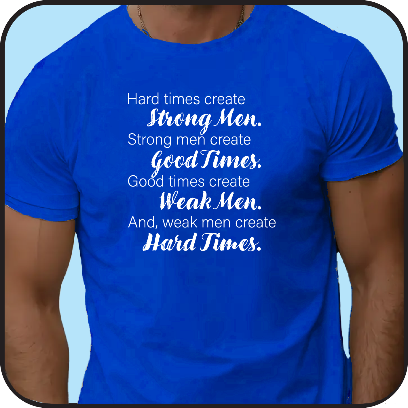 Hard times create good men .... and, weak men create hard times image 4