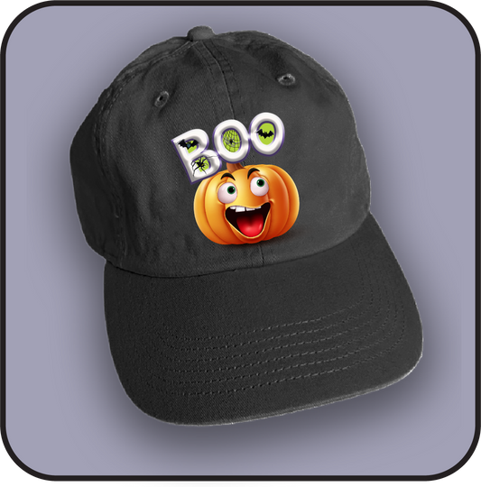 Laughing BOO Pumpkin Hat image 1