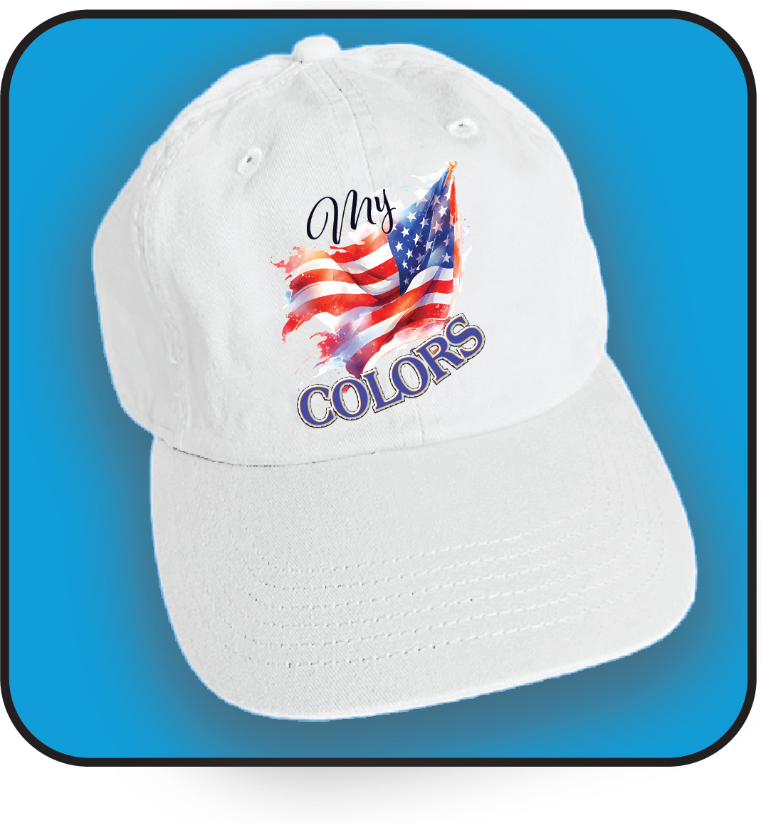 My Colors/Flag logo on hat image 0