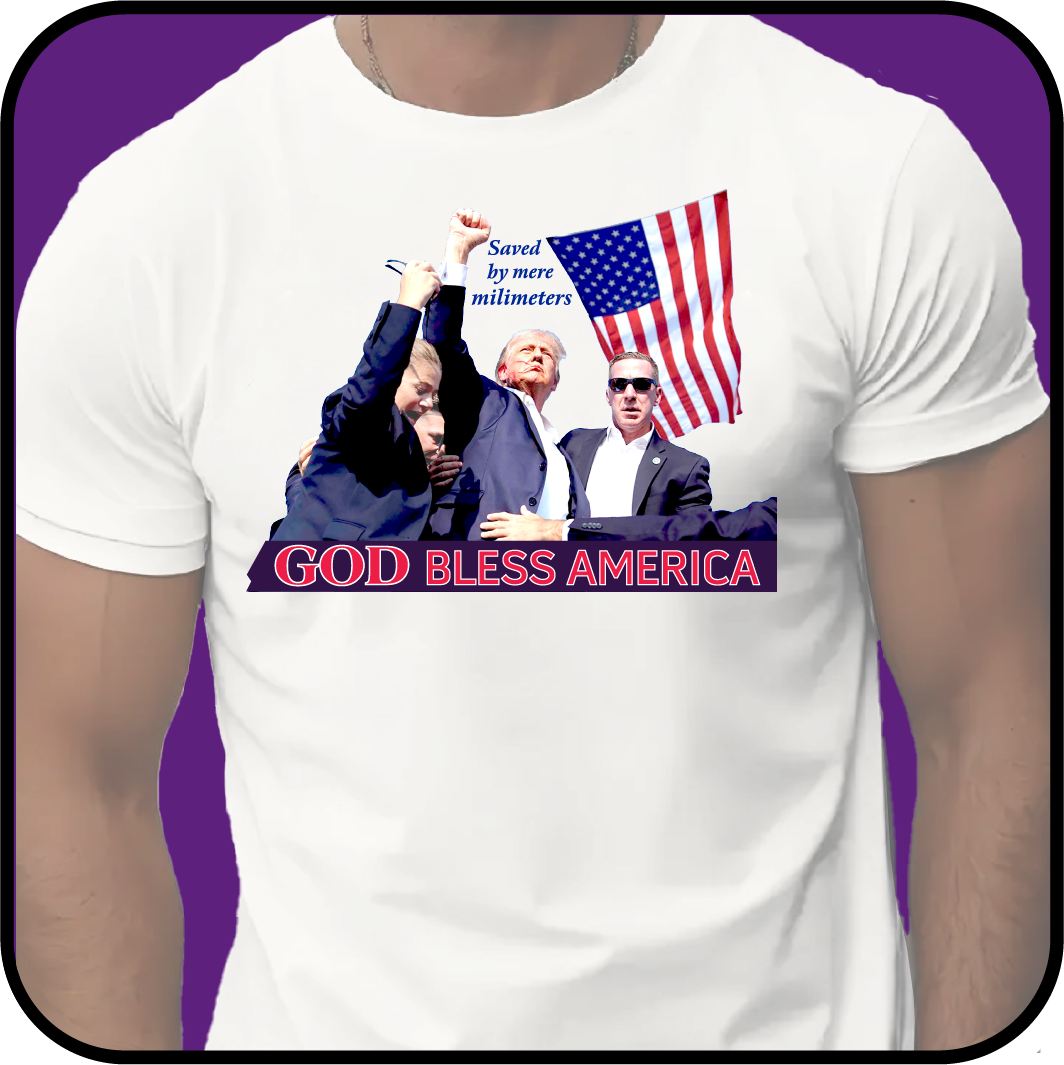 GOD Bless America T-shirt image 0