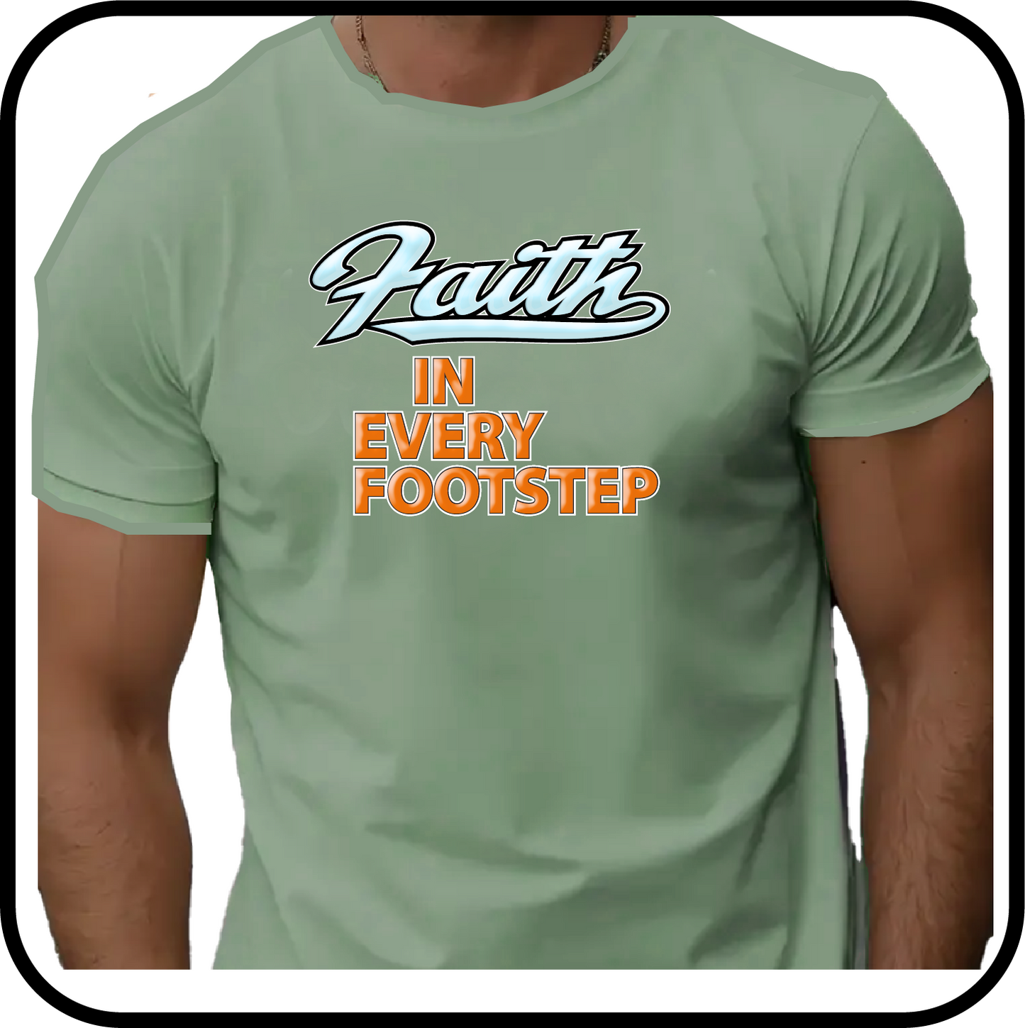 Faith in every Footstep - Tee image 4