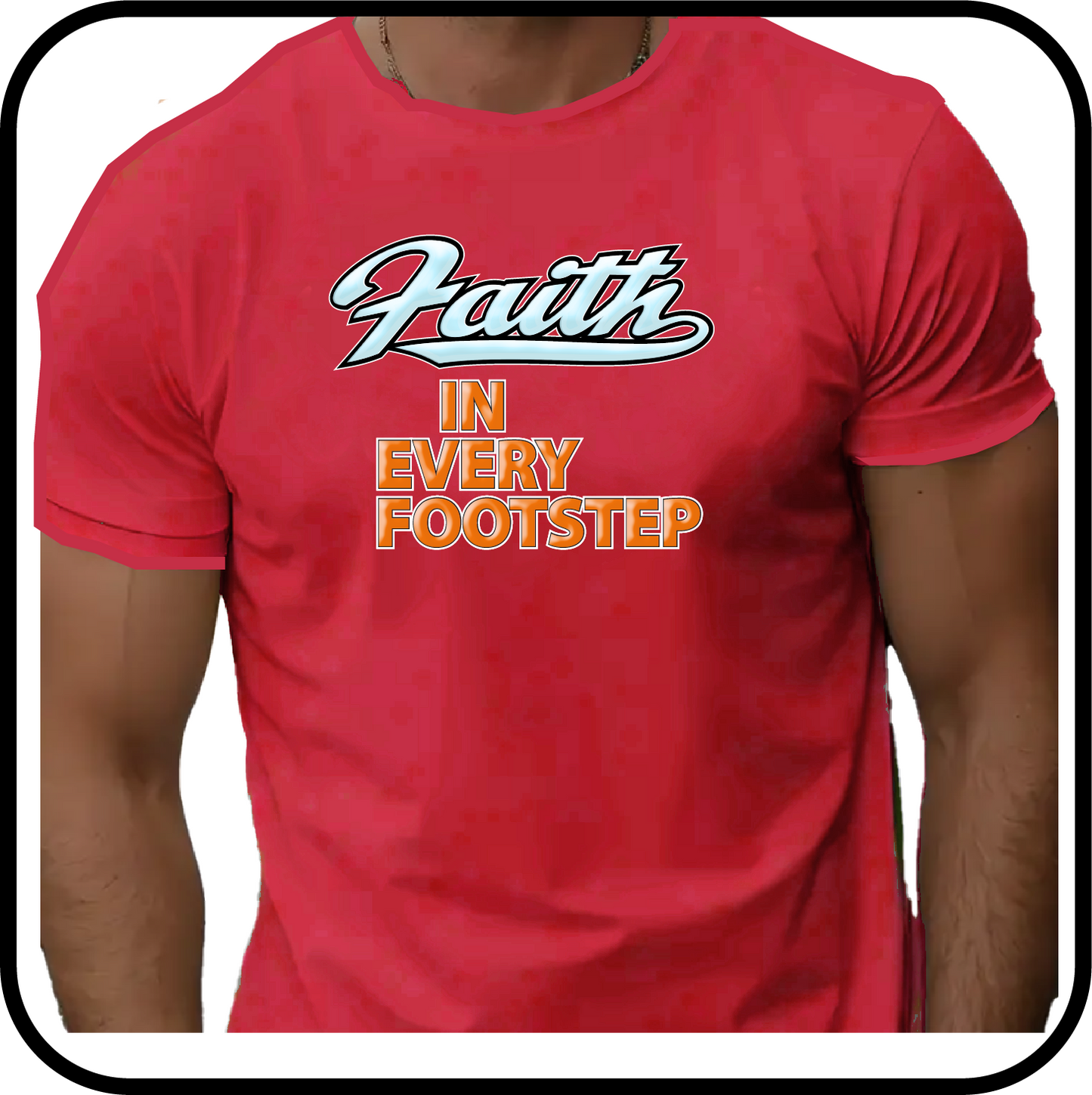 Faith in every Footstep - Tee image 3