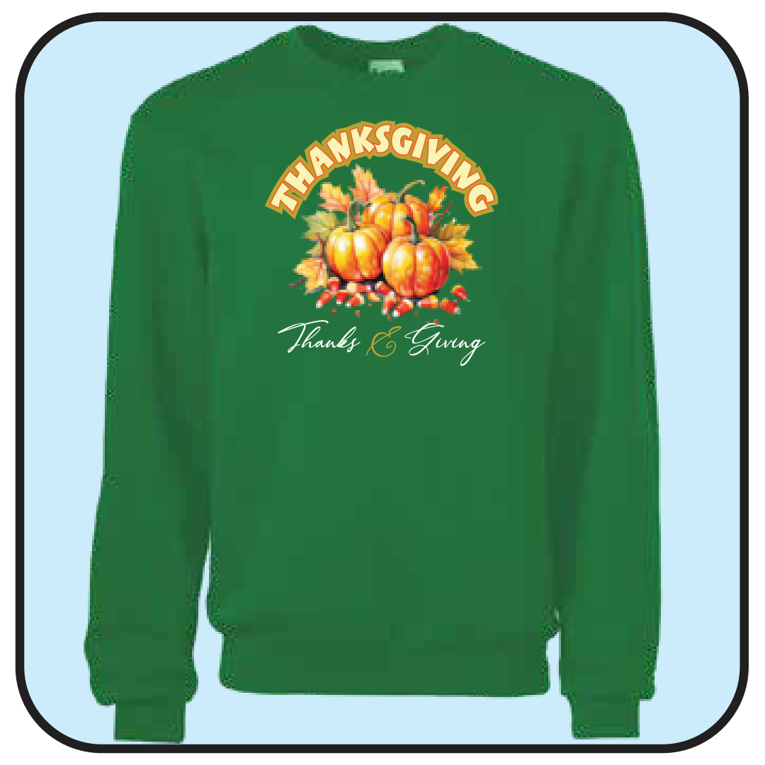 Thanksgiving sweatshirt - Thanks & Giving image 2