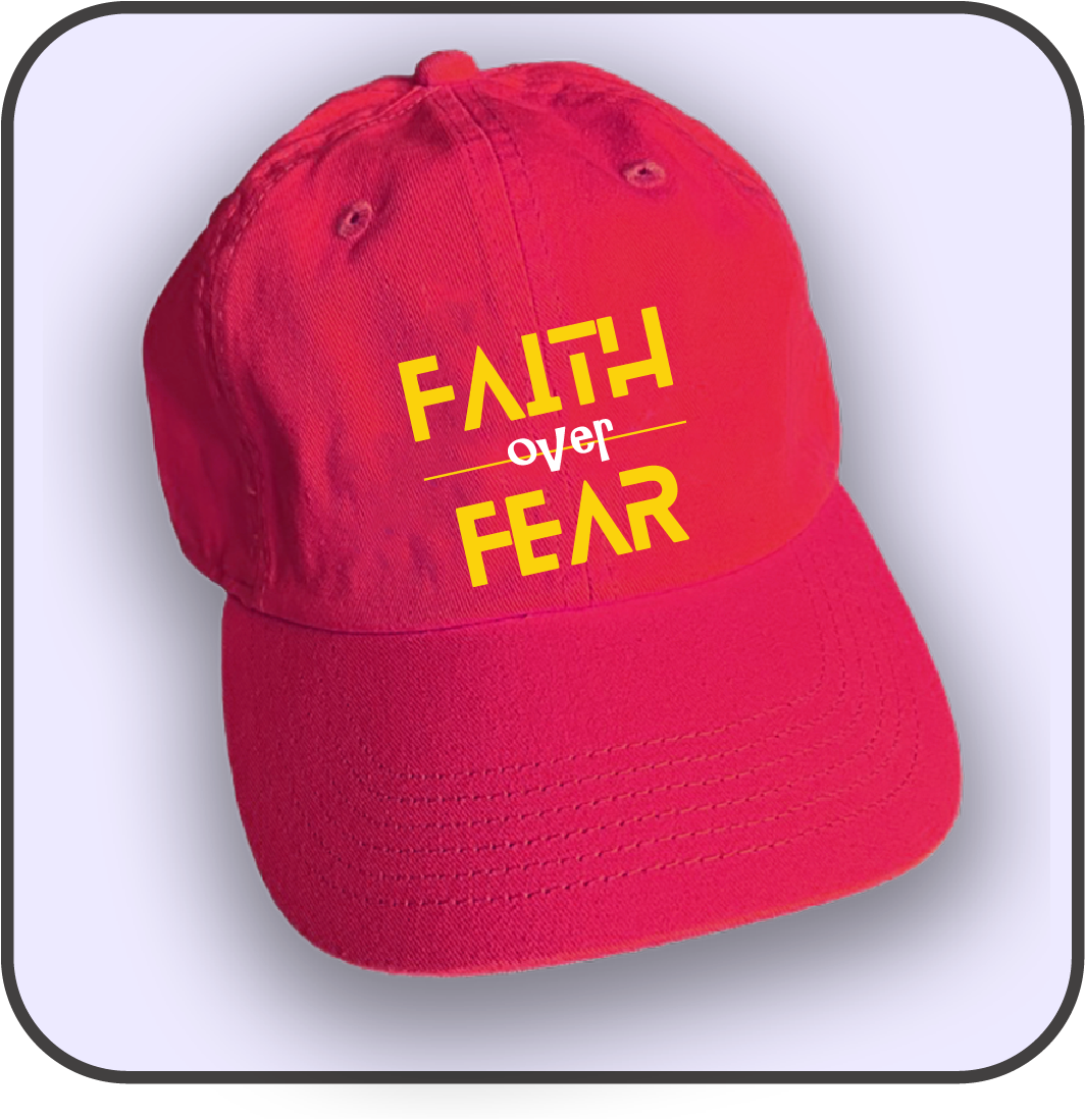 FAITH over FEAR hat image 1