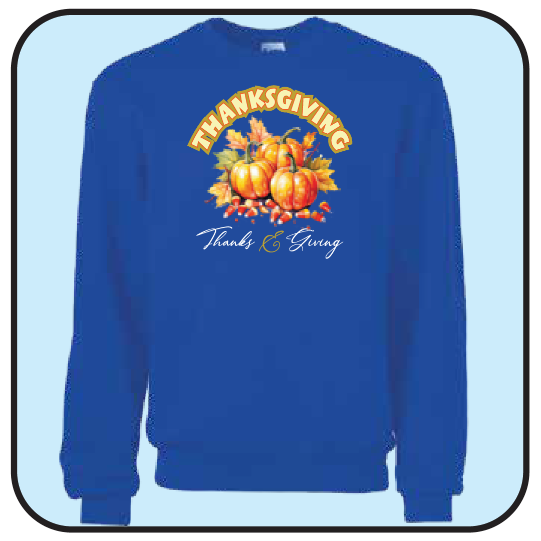 Thanksgiving sweatshirt - Thanks & Giving image 3