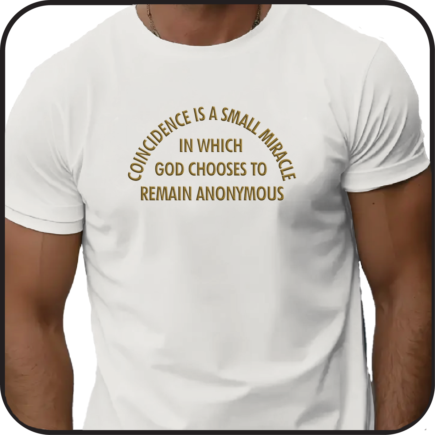 Coincidence is a small miracle... t-shirt image 0