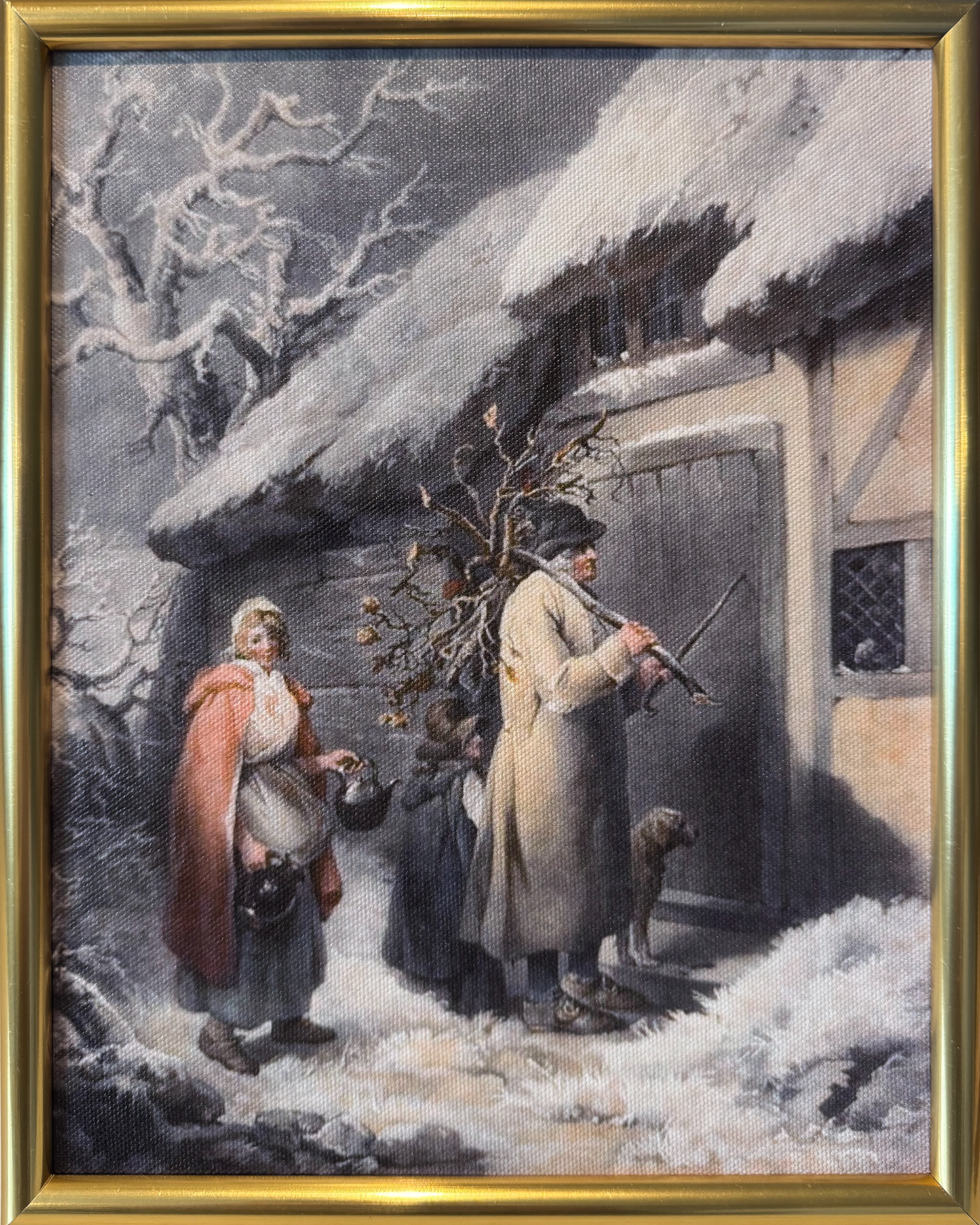 Vintage Art: "Cottage Family" by John Raphael Smith