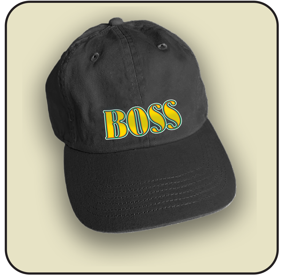 Hat with "BOSS" imprint