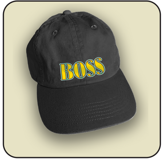 Hat with "BOSS" imprint