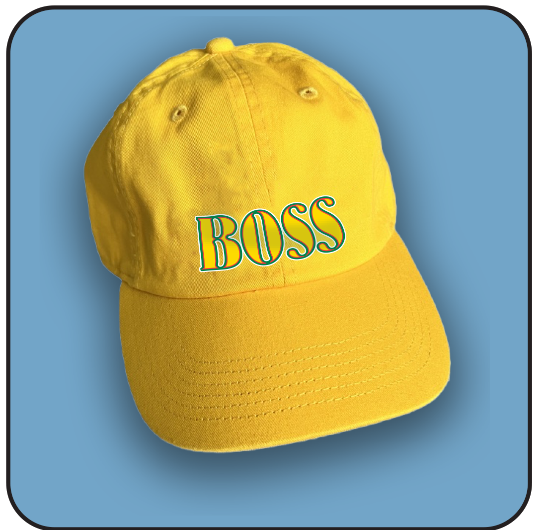 Hat with "BOSS" imprint