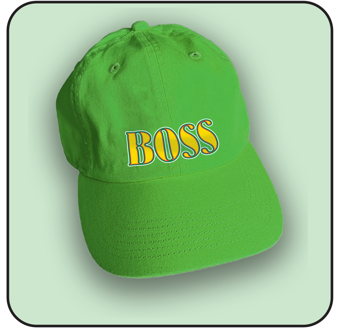 Hat with "BOSS" imprint