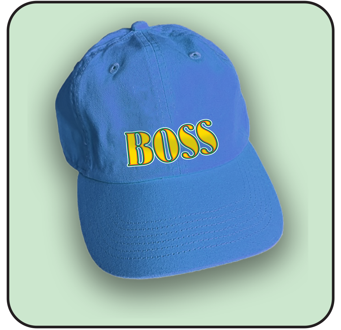 Hat with "BOSS" imprint