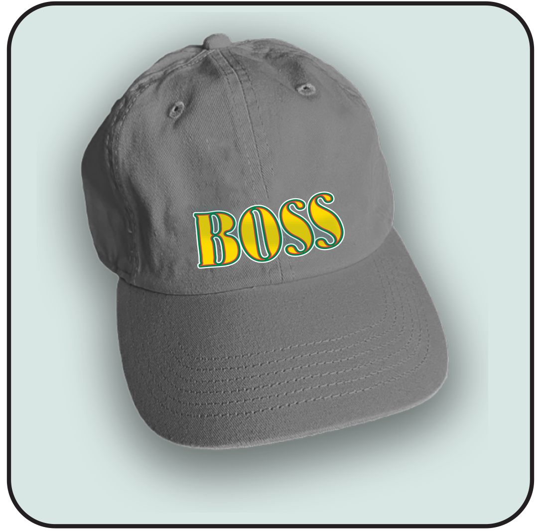 Hat with "BOSS" imprint