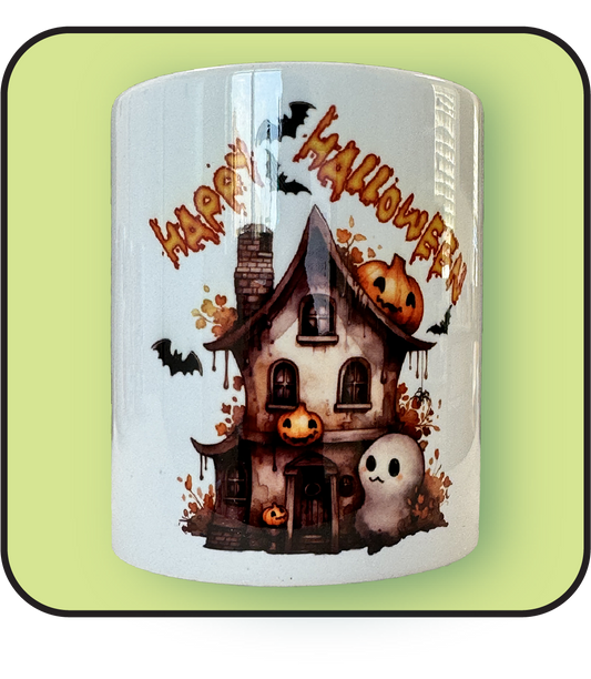 Haunted House Mug - 11 oz