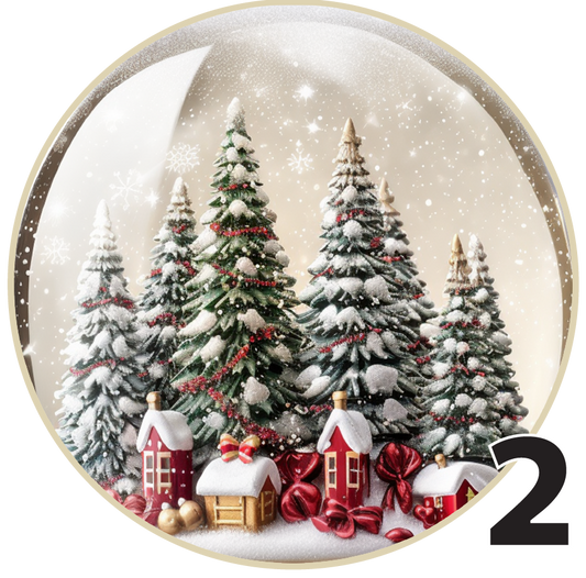 3" Christmas Ornaments (Group 1B) 6 pi