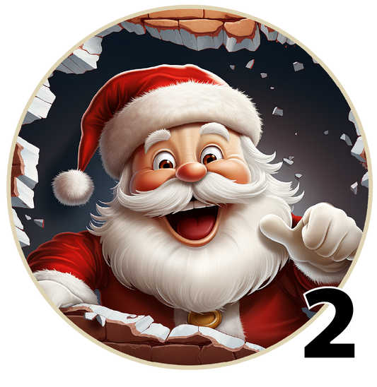 3" round Christmas ornaments (Group 5A)