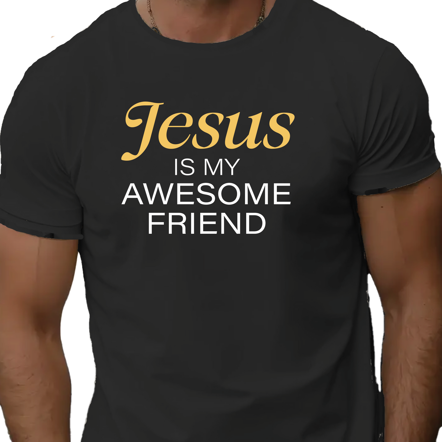 T-shirt " Jesus is my awesome friend"