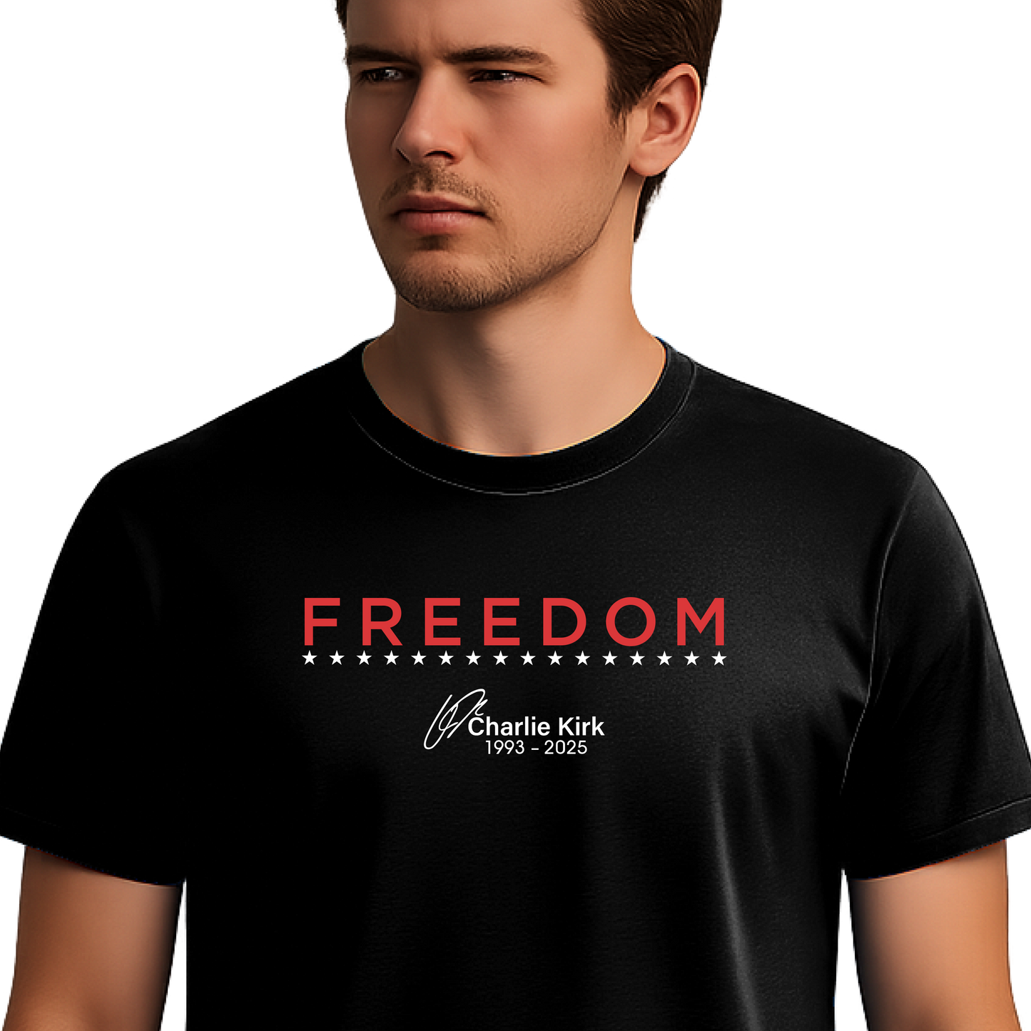 T-shirt: Charlie Kirk 1993-2025