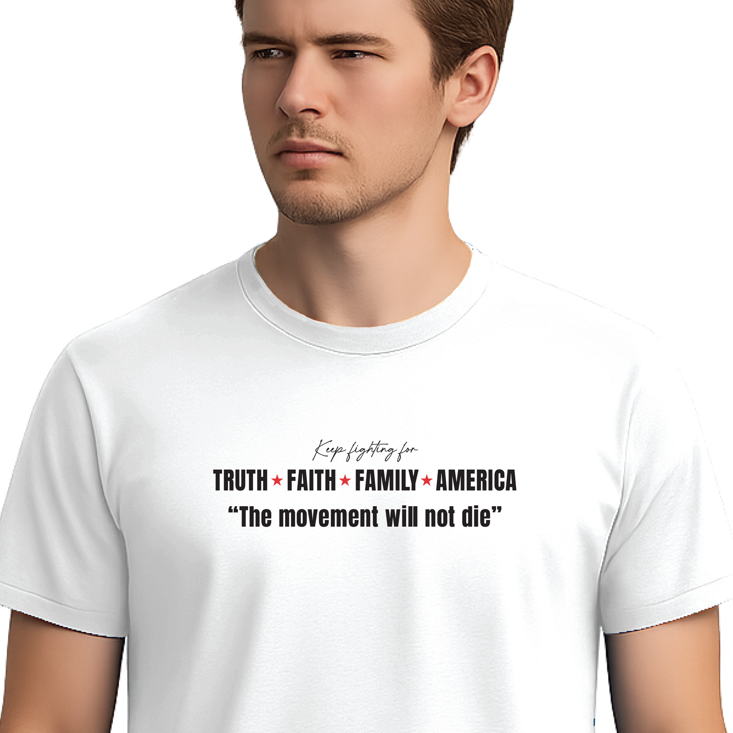 T-shirt: The Movement Will Not Die