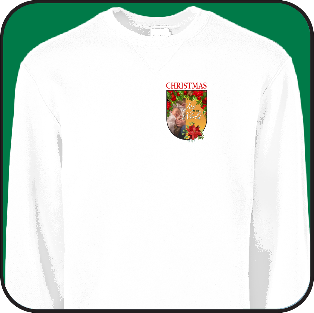 sweatshirt "Joy to the World" small image over left breast image 4