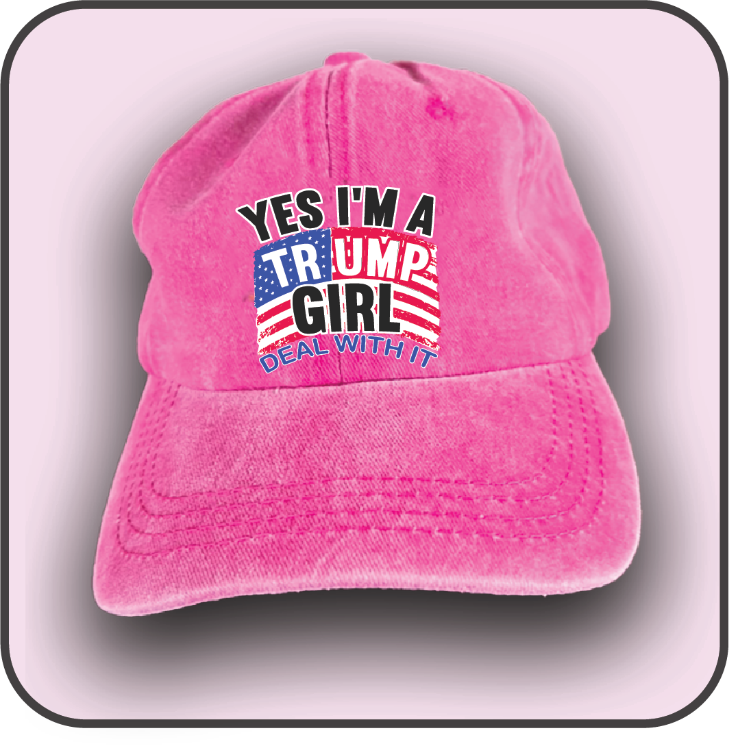 Yes I'm a Trump Girl - Hat image 2