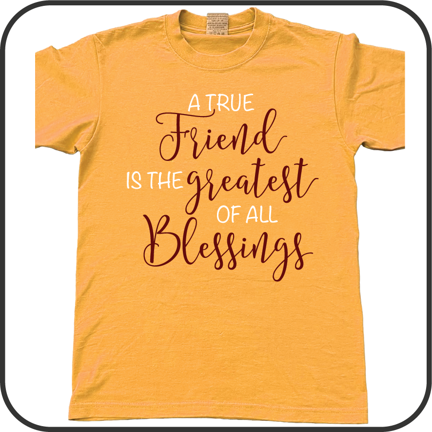 A true Friend is the Greatest of All Blessings / t-shirt image 1