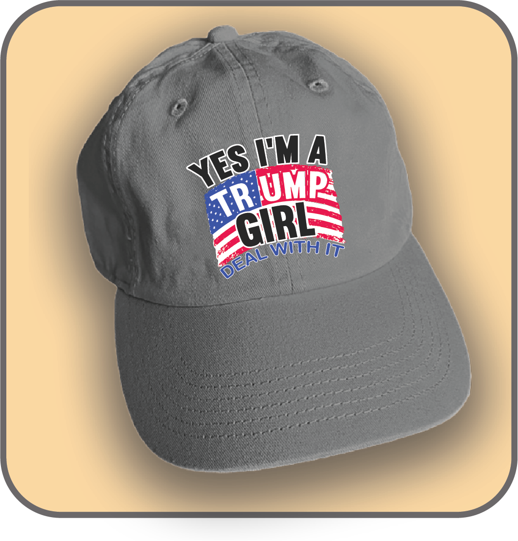 Yes I'm a Trump Girl - Hat image 1