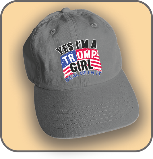 Yes I'm a Trump Girl - Hat image 1