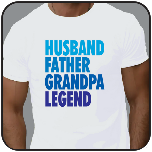 T-shirt:  Husband, Father, Grandpa, Legend image 0