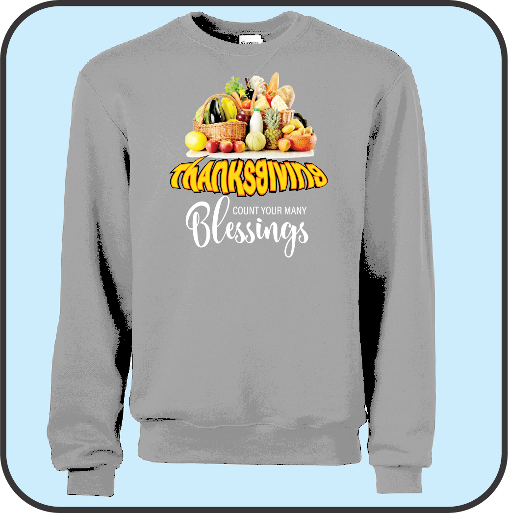 Sweatshirt "Count your many blessings" image 4