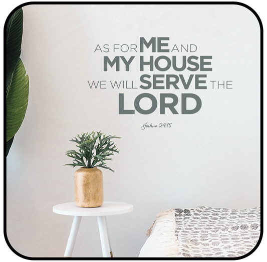 As for me and my house we will serve the Lord image 0