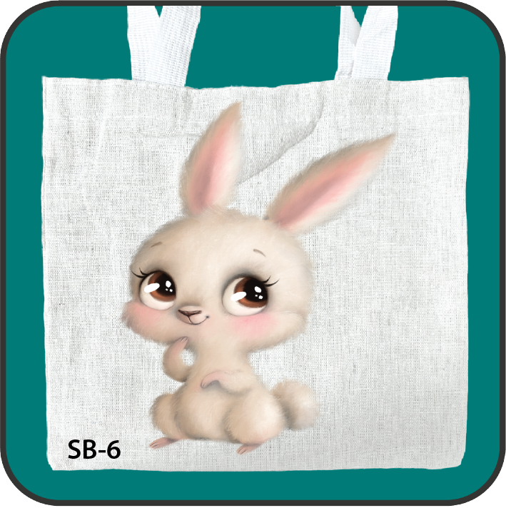 10"x10" imprinted bags with images for children image 3