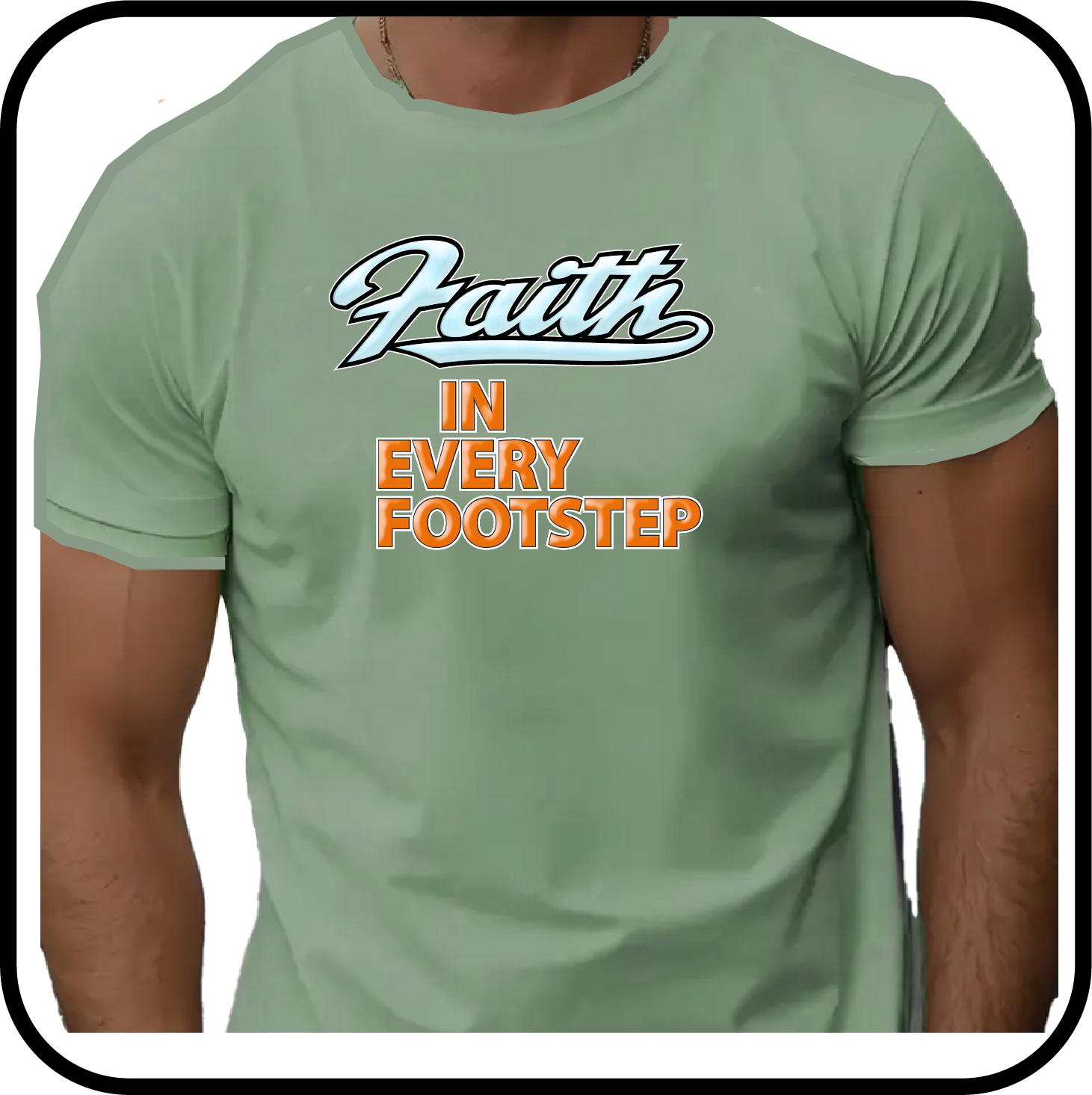 Faith in every Footstep - Tee image 4
