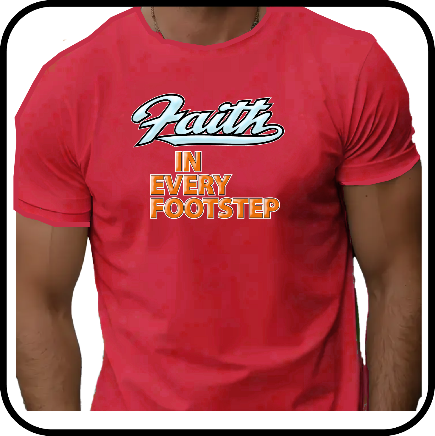 Faith in every Footstep - Tee image 3