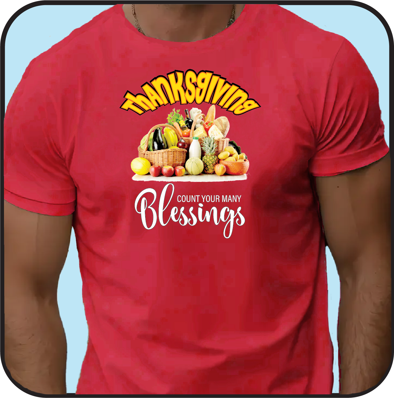 thanksgiving t-shirt "Count your many blessings" image 2