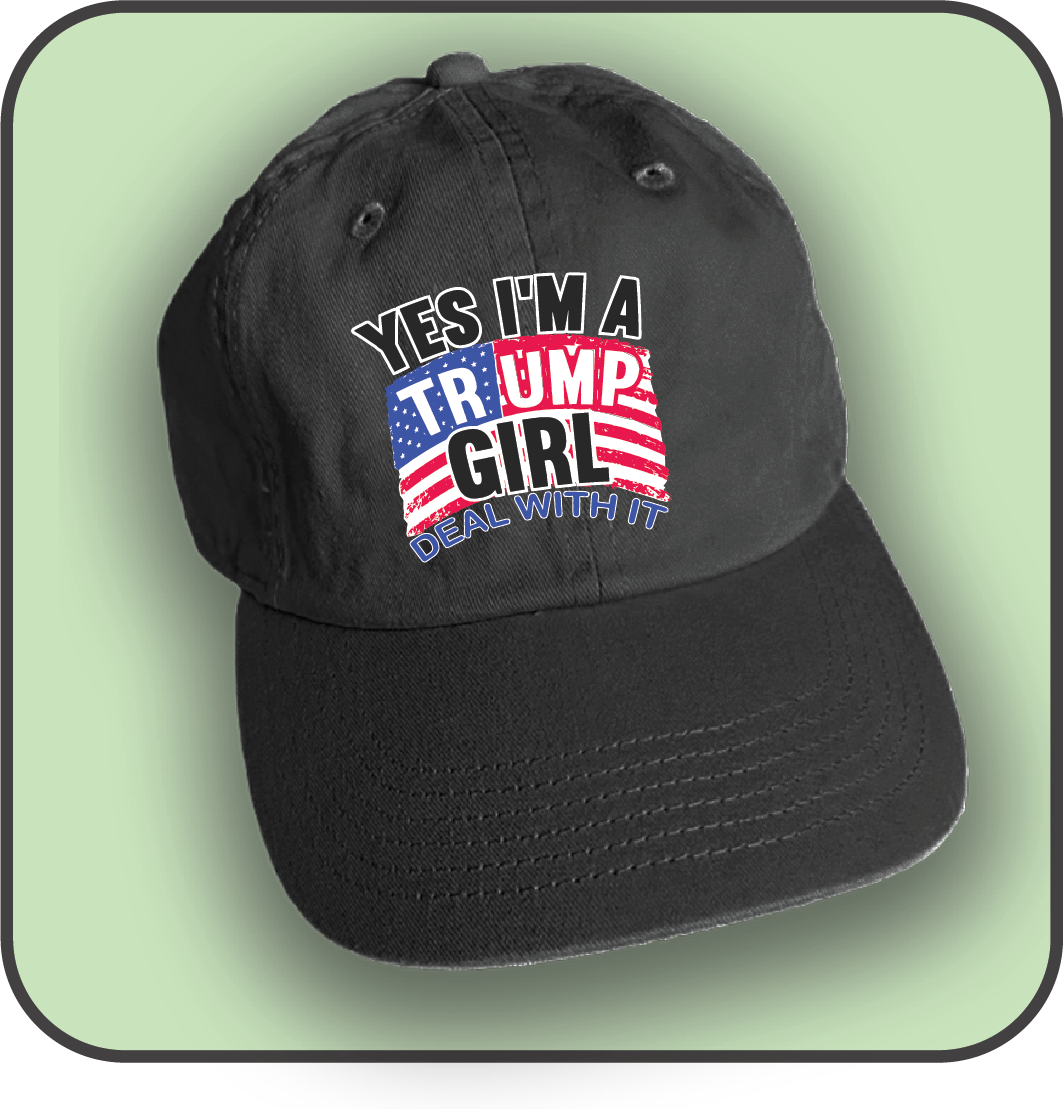 Yes I'm a Trump Girl - Hat image 3
