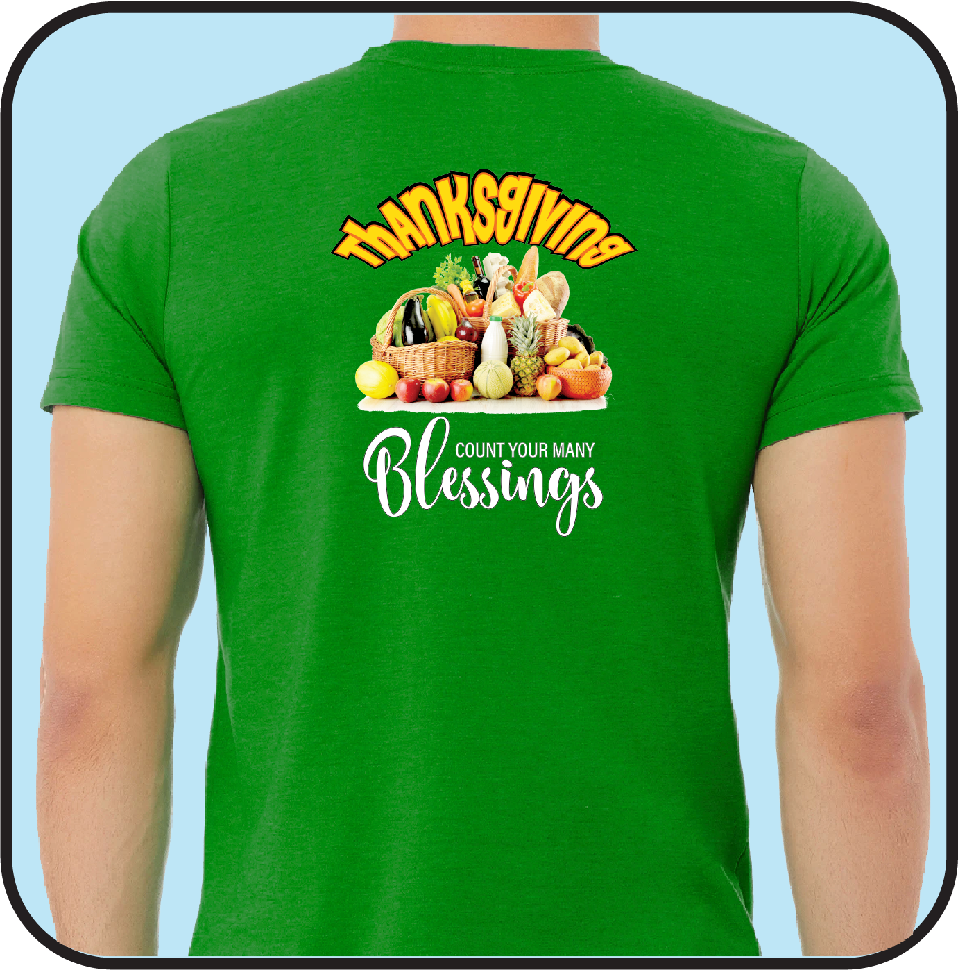 thanksgiving t-shirt "Count your many blessings" image 1