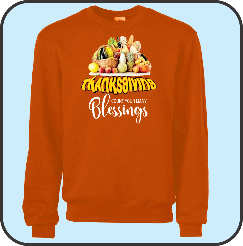 Sweatshirt "Count your many blessings" image 2