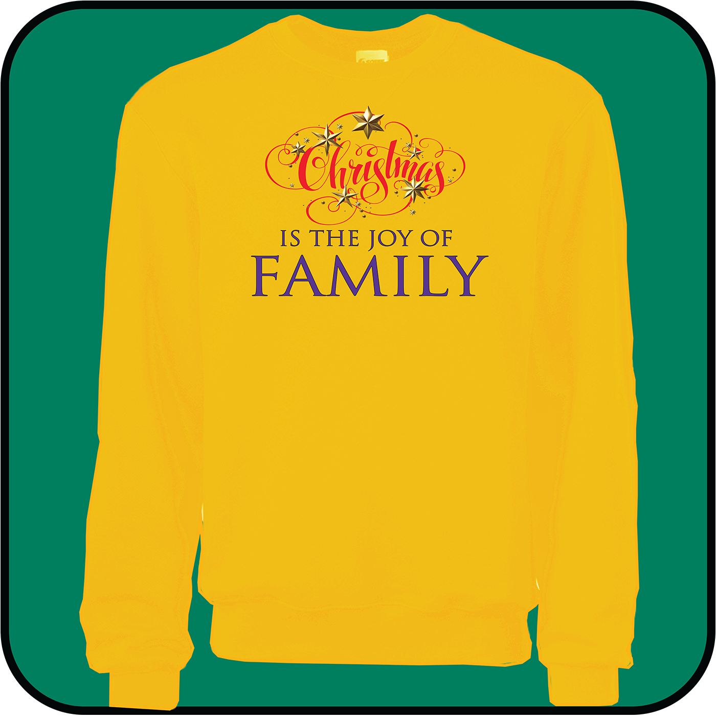 Christmas is the Joy of Family - sweatshirt image 1