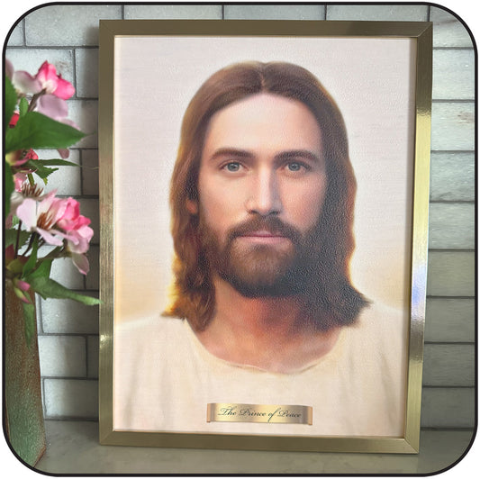 "The Prince of Peace" framed art 12x16