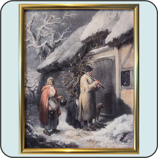 Vintage Art: "Cottage Family" by John Raphael Smith