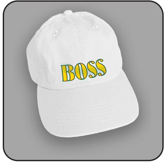Hat with "BOSS" imprint