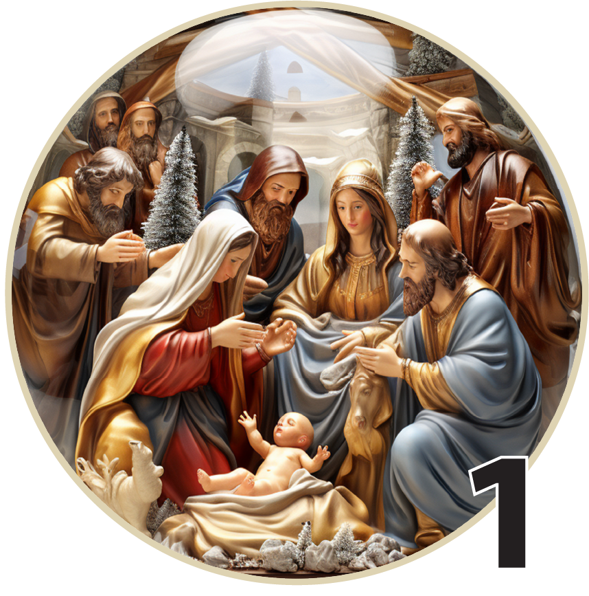 3" Christmas Ornaments (Group 1A)