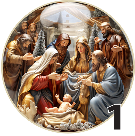 3" Christmas Ornaments (Group 1A)