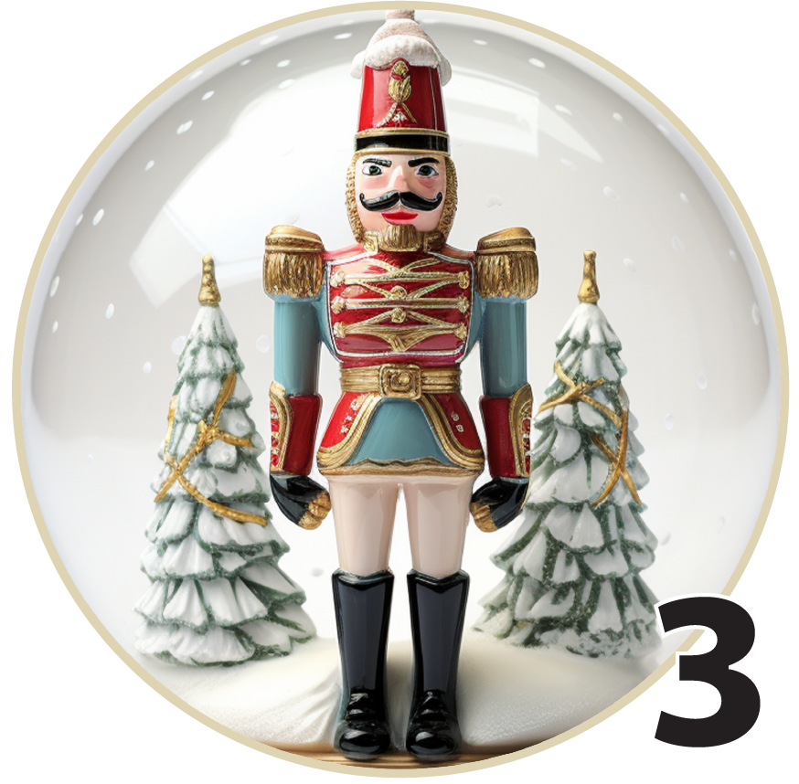 3" Christmas Ornaments (Group 1A)