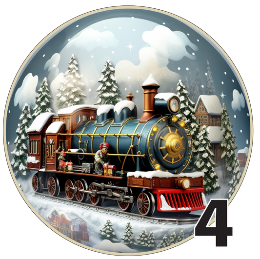 3" Christmas Ornaments (Group3B) 6 pieces