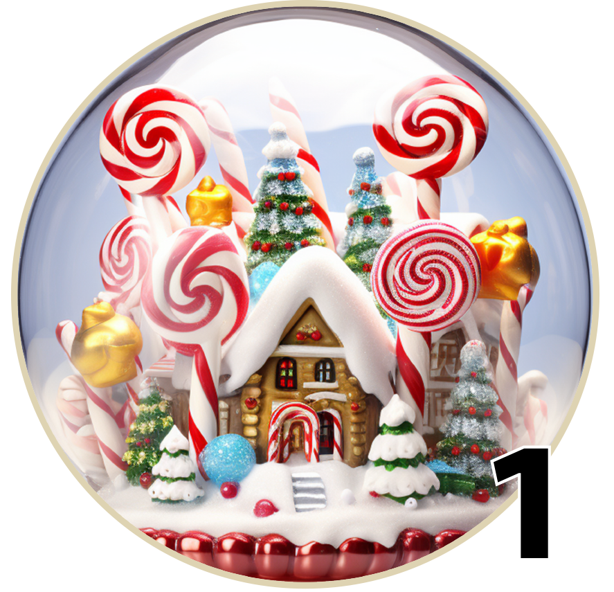 3" Christmas Ornaments (Group 4A) 6 items