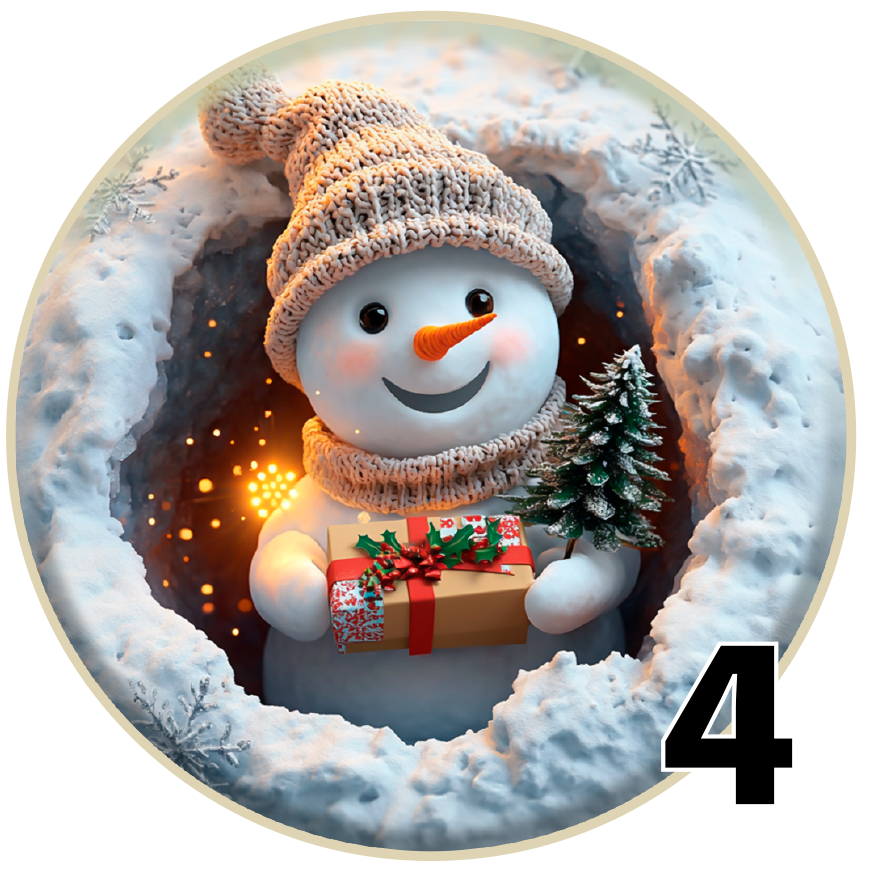 3" Christmas Ornaments (Group 4A) 6 items