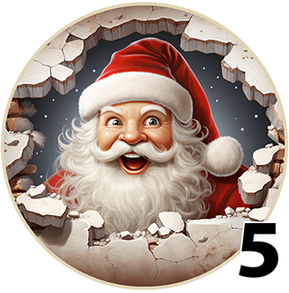 3" Christmas Ornaments (Group 4B) 6 items